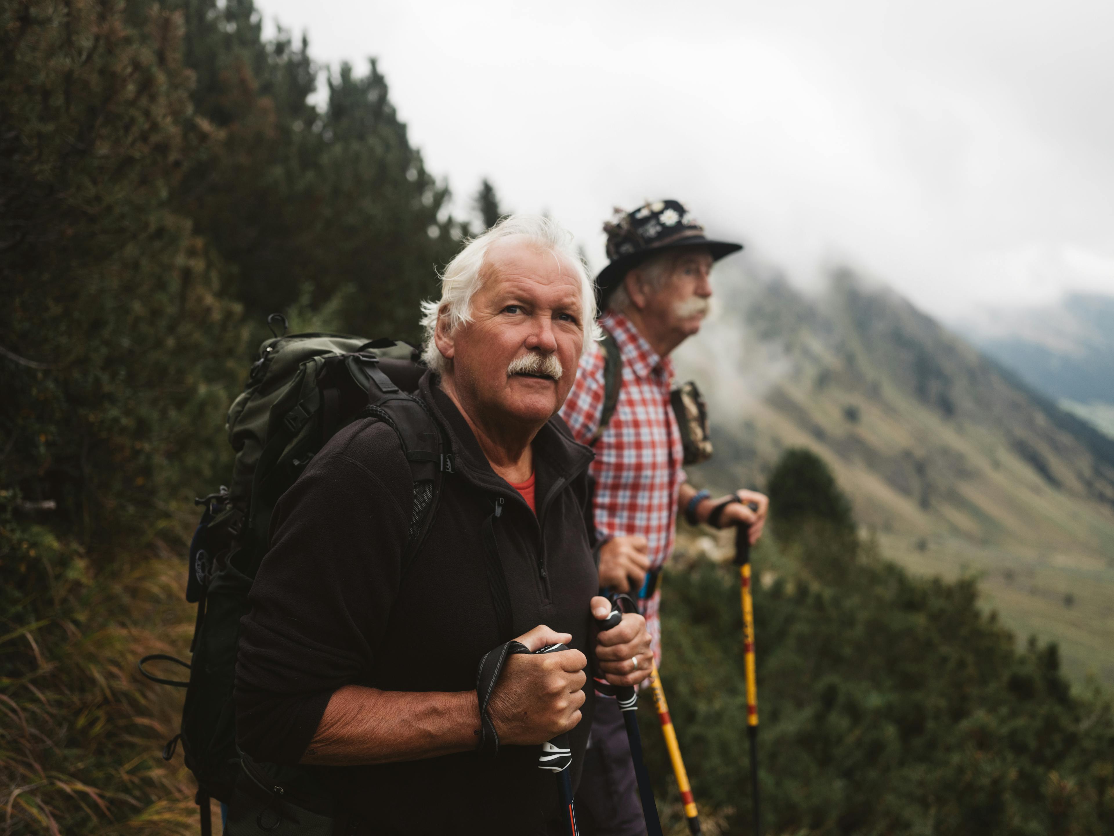Illustrative picture for the article When it comes to retirement, both planning for it and living it, Jim Leech is one of Canada's foremost experts. Picture: Two men hiking.